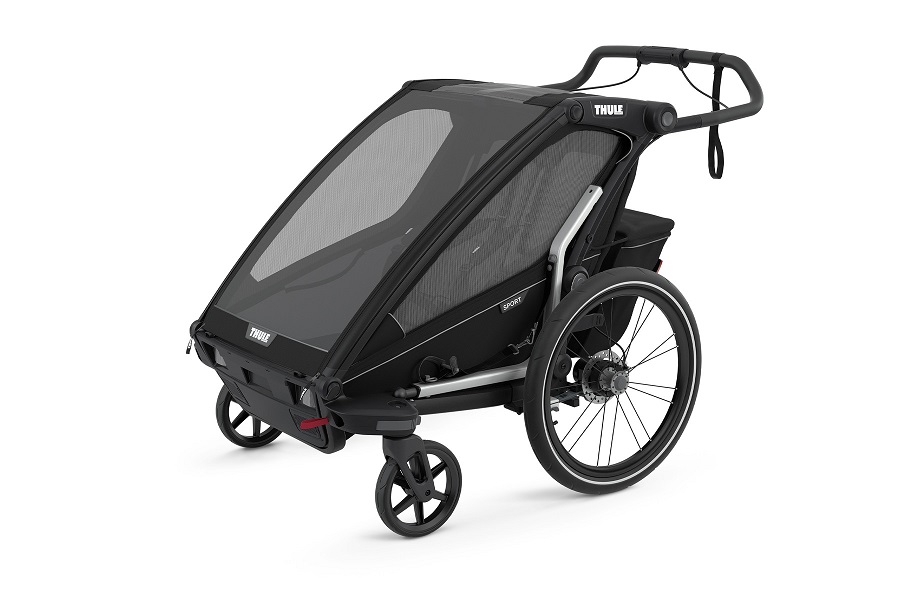 Új - THULE Chariot Sport 2 Double Fekete/Fekete (10201023)
