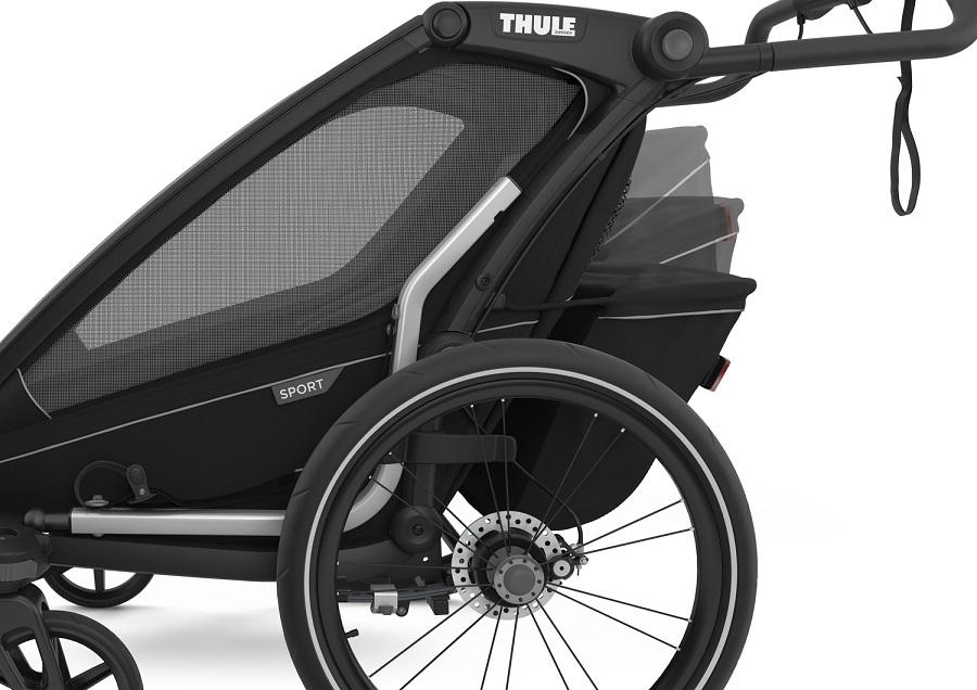 Új - THULE Chariot Sport 2 Double Fekete/Fekete (10201023)