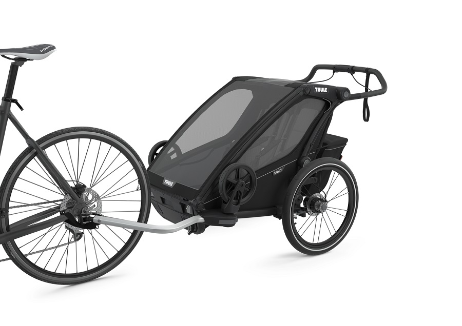 Új - THULE Chariot Sport 2 Double Fekete/Fekete (10201023)