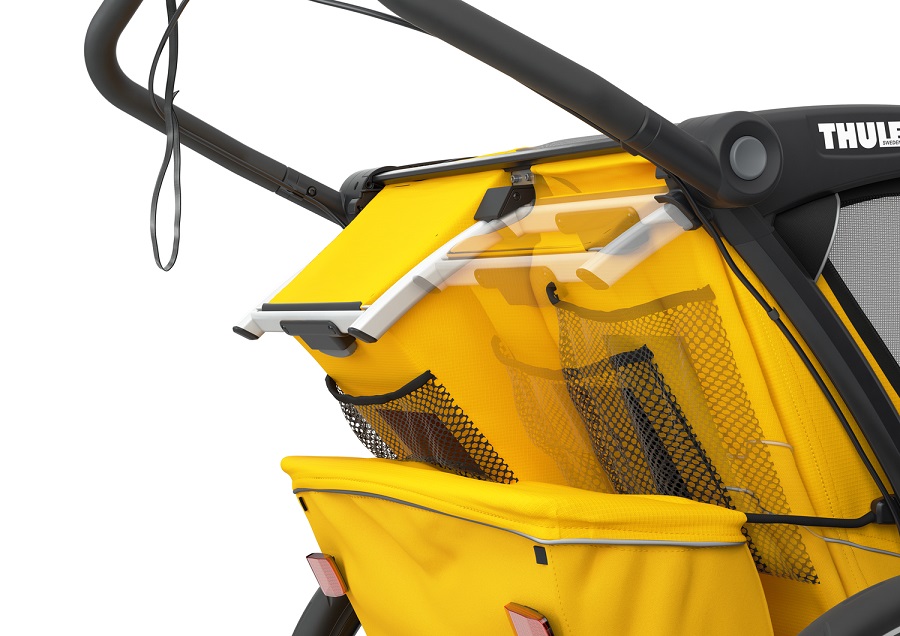 Új - THULE Chariot Sport 2 Double Fekete/Sárga (10201024)