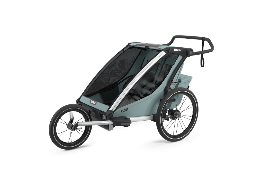 Új - THULE Chariot Cross 2 Double Szürkéskék (10202024)