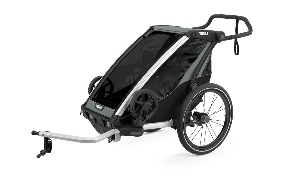 Új - THULE Chariot Lite 1 Fekete/Szürke (10203021)