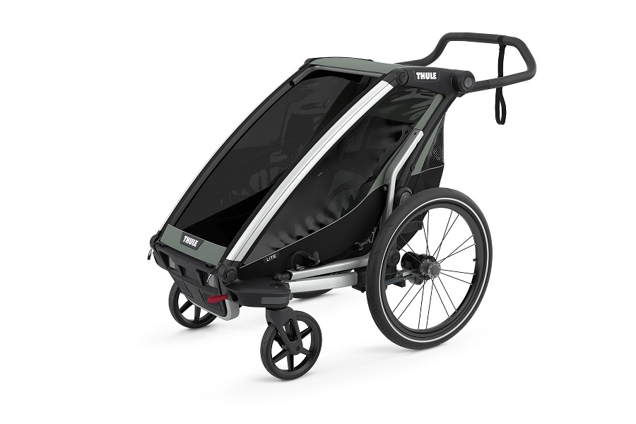 Új - THULE Chariot Lite 1 Fekete/Szürke (10203021)
