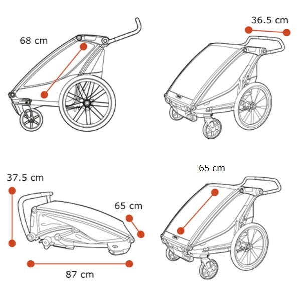 Thule Chariot Lite 1 meretek Thule Chariot Lite 1 meretek