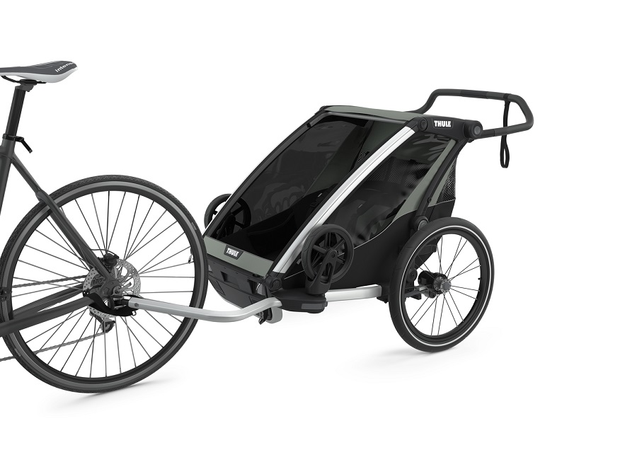 Új - THULE Chariot Lite 2 Double Fekete/Szürke (10203022)