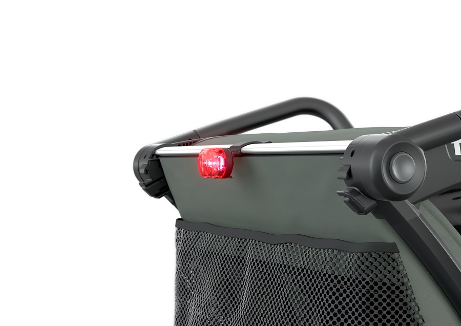 Új - THULE Chariot Lite 2 Double Fekete/Szürke (10203022)