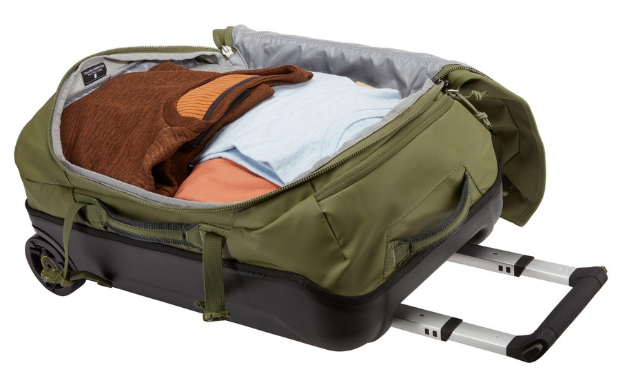 Új - THULE Chasm Carry On gurulós bőrönd 40L Olivazöld (3204289)