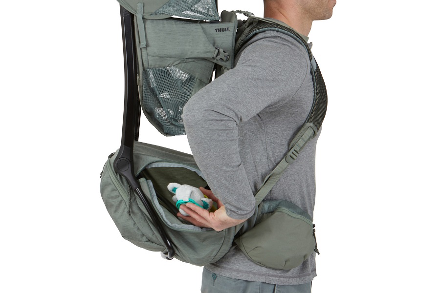 THULE Sapling gyermekhordozó hátizsák - szürke (3204539)