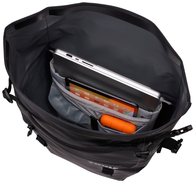 ÚJ - THULE Shield Pannier Városi Oldaltáska 22L Fekete (3204916)