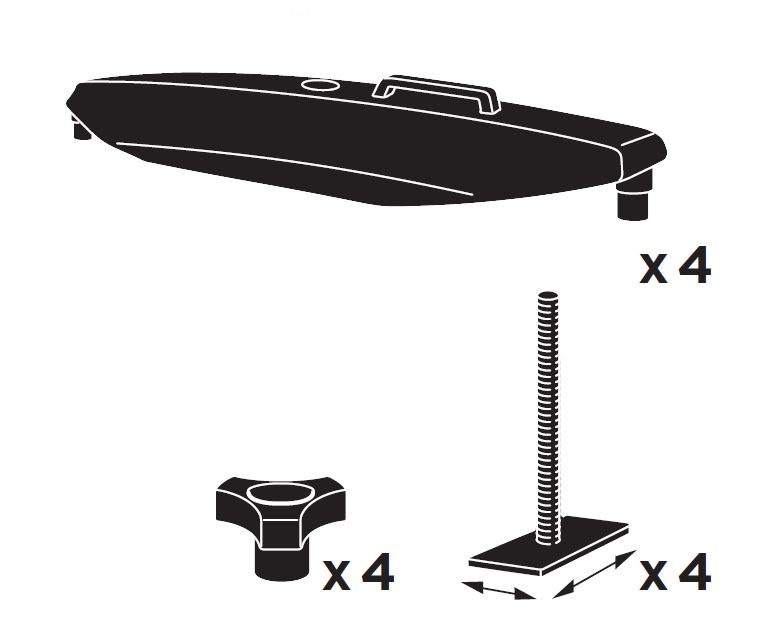 THULE T-csavar Box rögzítő 20x27mm gyorsrögzítő helyett (697400)