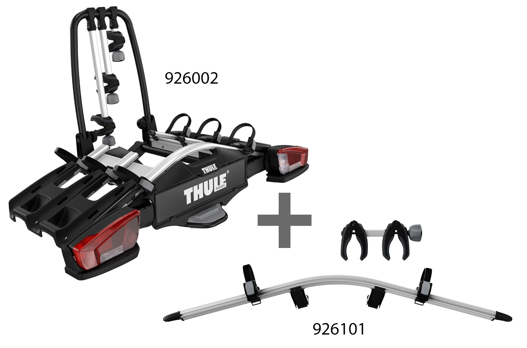 THULE VeloCompact 3 13pin+ 4. ker.adapter csomag (926002+926101) THULE VeloCompact 3 13pin+ 4. ker.adapter csomag (926002+926101)