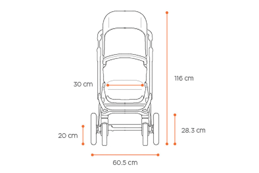 THULE Sleek Babakocsi alu-sötétkék (11000005)